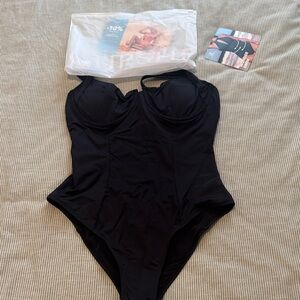 Cupshe Black One-Piece Swimsuit